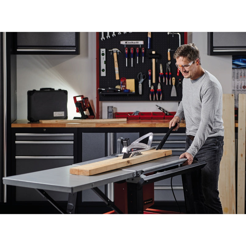 Afbeelding laden in galerijviewer, Einhell zaagtafel te-ts 315 u tafelcirkelzaag (rood zwart)
