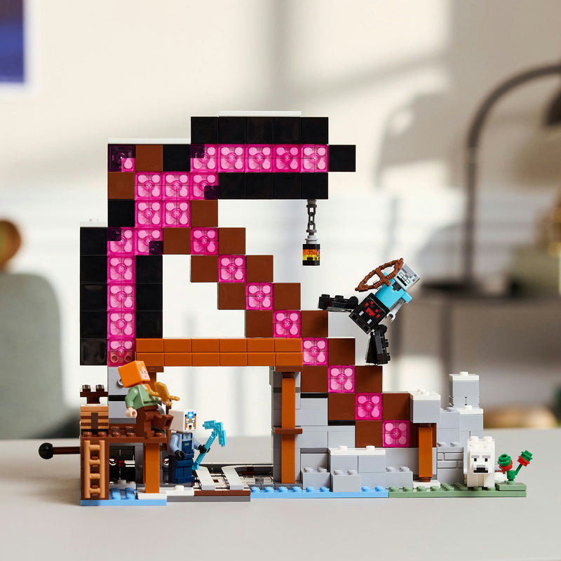 Afbeelding laden in galerijviewer, Lego minecraft de pikhouweelmijn bouwpakket voor kinderen - 21277
