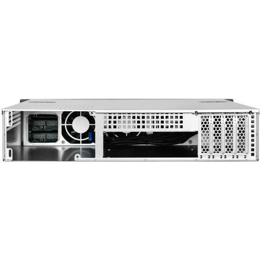 Silverstone rm21-308 rack behuizing (zwart | 1x usb-a 2.0 | 1x usb-a 3.2 (5 gbit s))