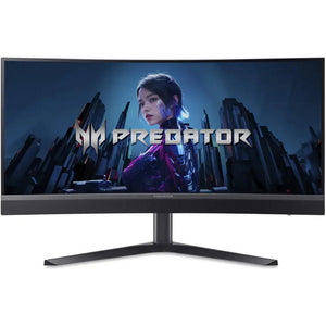 Acer predator x34 v3 34 curved ultrawide gaming monitor (zwart, 1x displayport, 2x hdmi, 1x usb-c, 4x usb-a, 180 hz)
