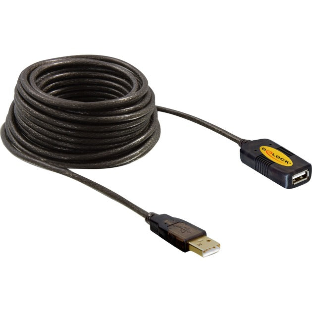 Afbeelding laden in galerijviewer, Delock usb 2.0 verlengkabel (zwart, 10 meter)
