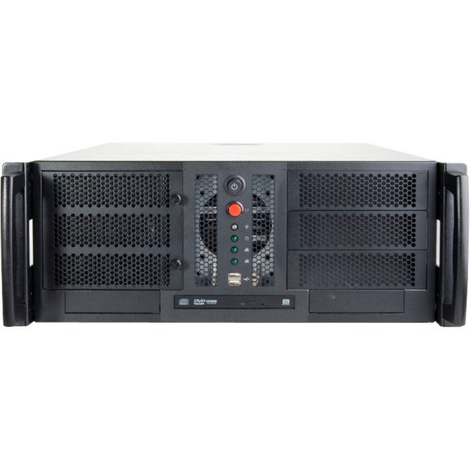 Afbeelding laden in galerijviewer, Chenbro rm42300 rack behuizing (zwart zilver | 2x usb-a 3.2 (5 gbit s))
