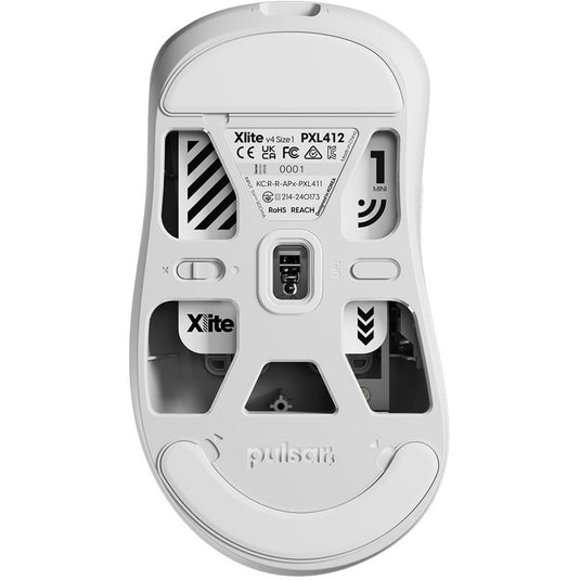 Pulsar xlite v4 mini gaming mouse (wit, 32000 dpi)