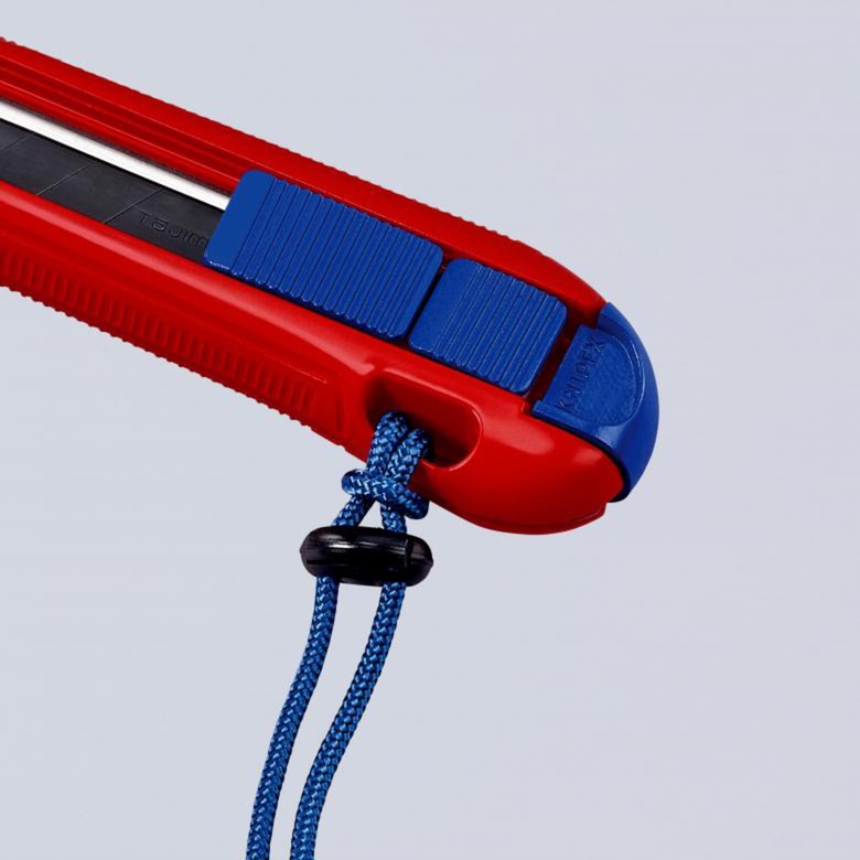 Afbeelding laden in galerijviewer, Knipex cutix universele mes stanleymes (rood blauw, incl. 2 mesbladen)
