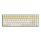 Iqunix f97 floral date rgb mechanisch gaming toetsenbord (groen, us lay-out (qwerty), gateron red, 96%, rgb leds, hot-swappable, pbt, 2.4ghz | bluetooth 5.1 | usb-c)