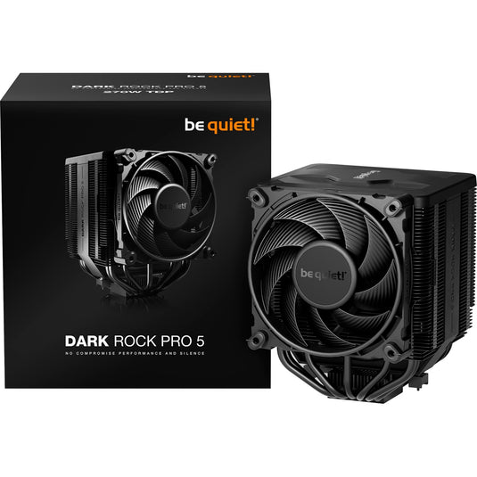 Be quiet! dark rock pro 5 cpu-koeler (zwart, 4-pins pwm fan-connector)