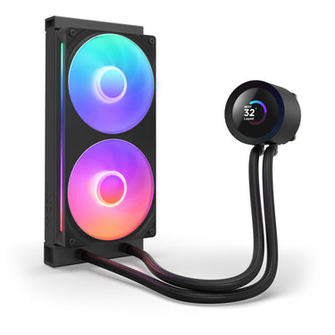 Nzxt kraken plus 240 rgb waterkoeling (zwart)
