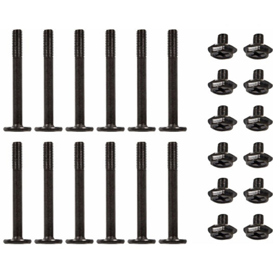 Alphacool radiatorschroeven m3x30 mm m3x5 mm schroevenset (zwart, 24-delig)