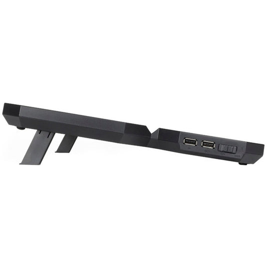 Deepcool multi core x6 laptopkoeler (zwart, 2x usb 2.0)