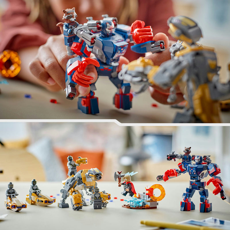 Afbeelding laden in galerijviewer, Lego super heroes marvel 76322 avengers endgame thor vs. chitauri

