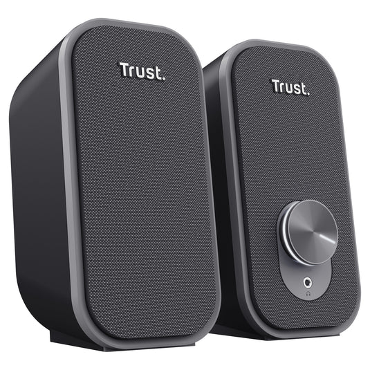 Trust ador 2.0-luidsprekerset pc-luidspreker (zwart grijs)