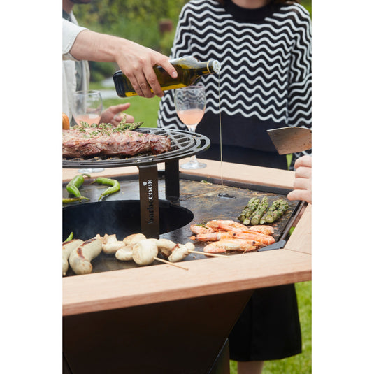 Barbecook bijzettafels voor nestor (houtkleur, fsc)