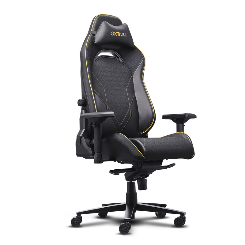 Afbeelding laden in galerijviewer, Trust gxt 721 ruya pro premium comfortabele gaming stoel (zwart geel)
