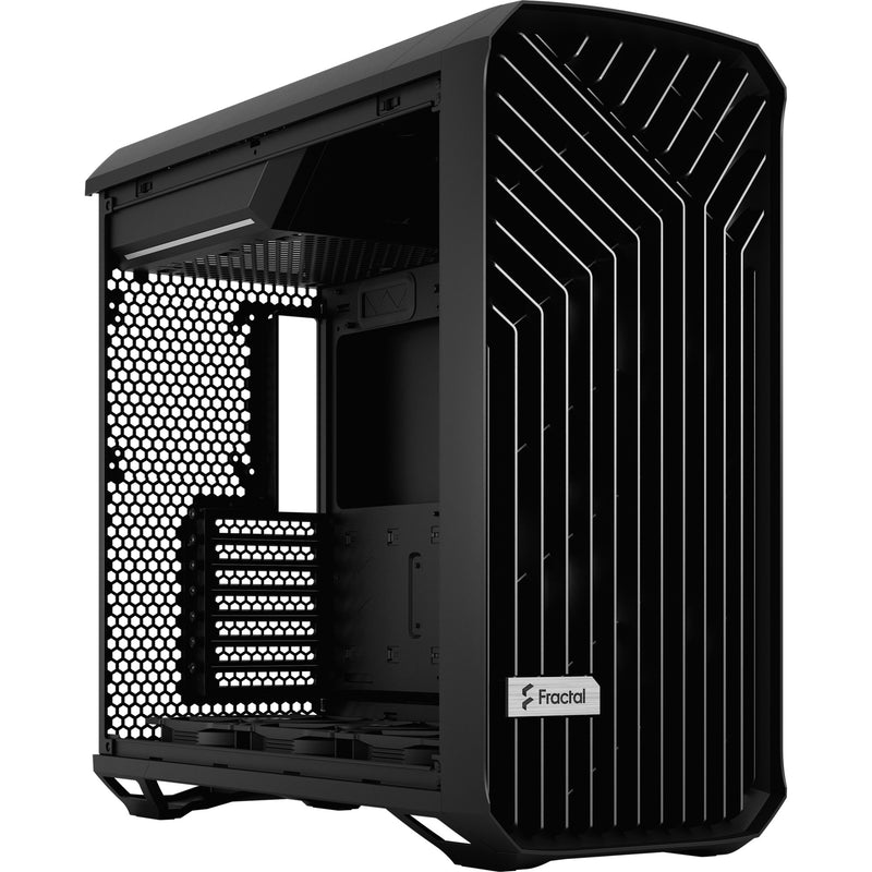 Afbeelding laden in galerijviewer, Fractal design torrent black solid midi tower behuizing (zwart | 2x usb-a | 1x usb-c)
