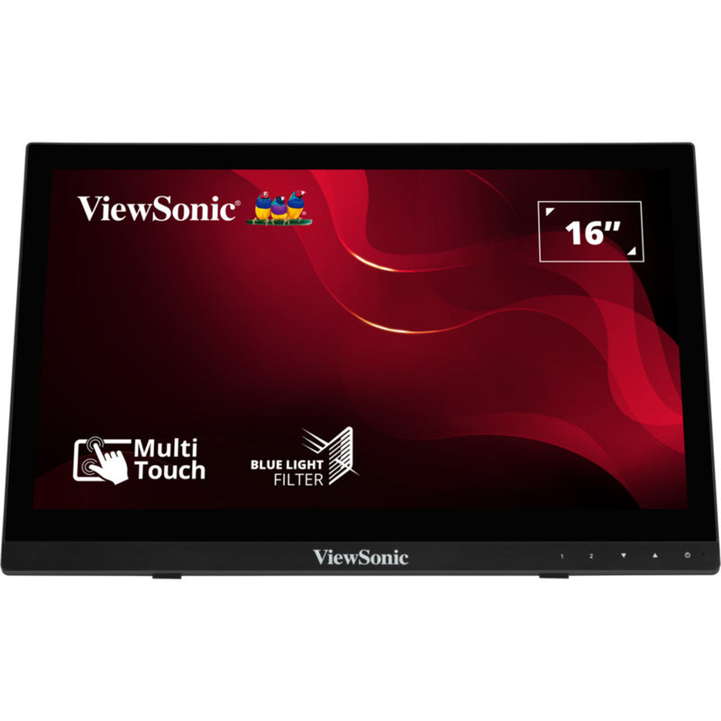 Afbeelding laden in galerijviewer, Viewsonic 10-point touchscreen monitor td1630-3 16 (zwart, 1x hdmi, vga, usb-b)
