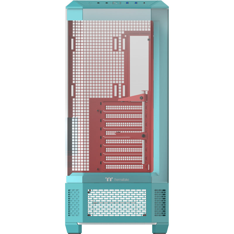 Afbeelding laden in galerijviewer, Thermaltake view 600 tg mint strawberry big tower behuizing (mint bes | 2x usb-a | 1x usb-c | tempered glass)
