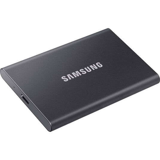 Samsung portable t7 2 tb externe ssd (grijs, mu-pc2t0t ww, usb-a 3.2 (10 gbit s))