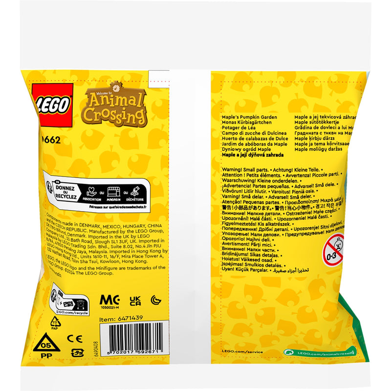 Afbeelding laden in galerijviewer, Lego animal crossing - maple's pompoentuin constructiespeelgoed (30662)
