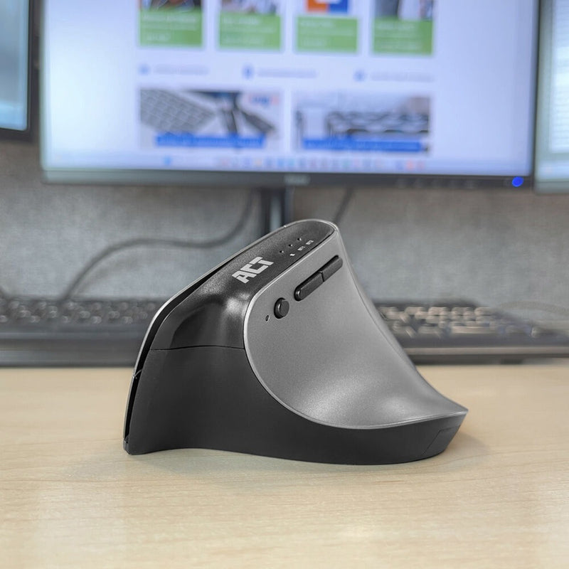 Afbeelding laden in galerijviewer, Act draadloze muis ac5155 bluetooth zwart, zilver

