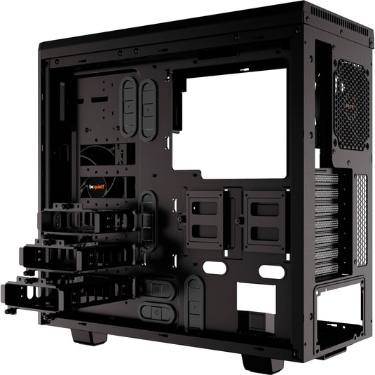 Be quiet! pure base 600 window midi tower behuizing (zwart | 2x usb-a | tempered glass)