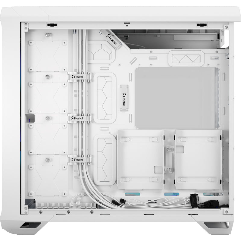 Afbeelding laden in galerijviewer, Fractal design torrent white rgb tg clear tint midi tower behuizing (wit | 2x usb-a | 1x usb-c | rgb | window)
