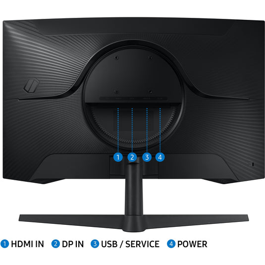 Samsung odyssey g5 g55c 27 curved gaming monitor (zwart, hdmi, displayport, 165 hz)