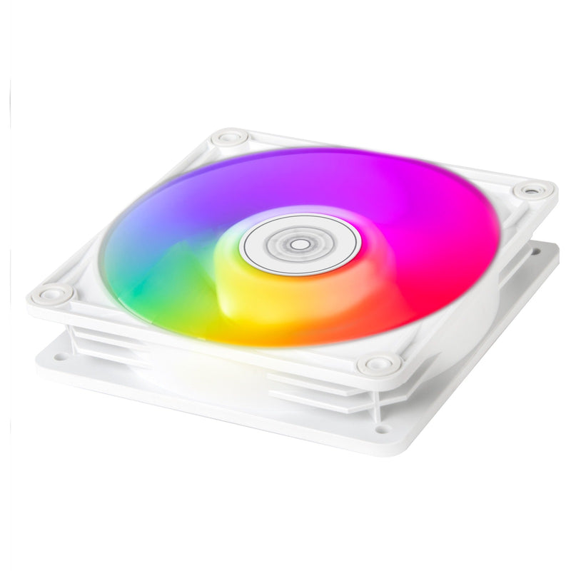 Afbeelding laden in galerijviewer, Silverstone vista 120 argb case fan (wit, 120 x 120 x 25 mm, pwm)
