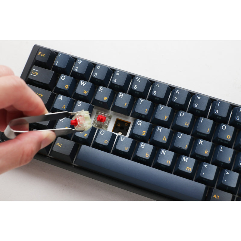 Afbeelding laden in galerijviewer, Ducky one 3 pro mini rgb mechanisch gaming toetsenbord (zwart, us lay-out (qwerty), cherry mx2a blue, 60%, rgb led, double-shot pbt, quack mechanics, hot swap)
