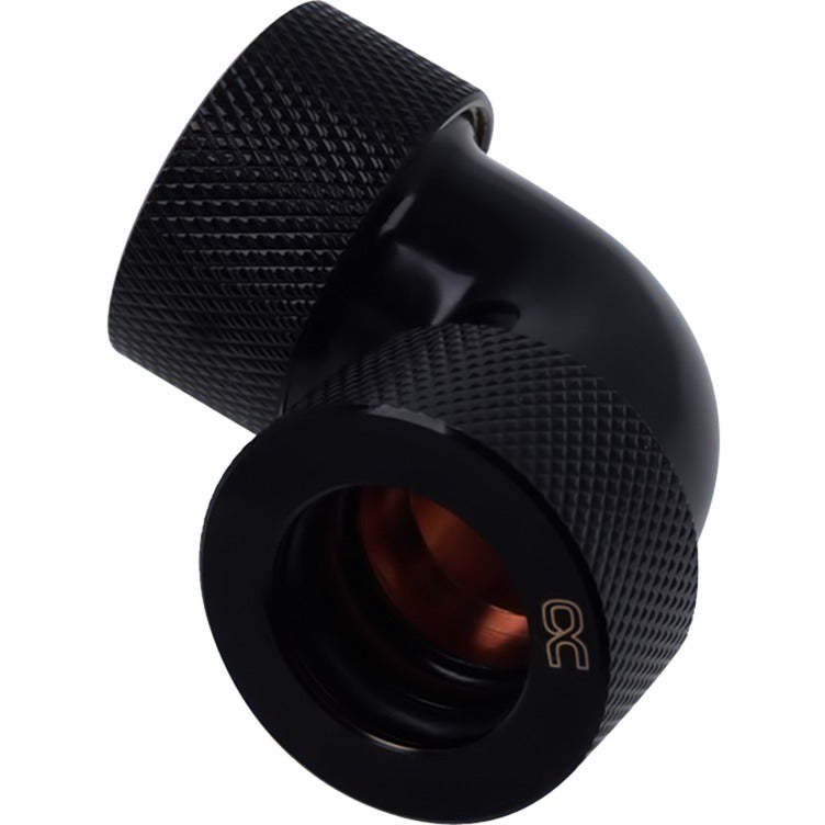 Afbeelding laden in galerijviewer, Alphacool eiszapfen 16mm ht fitting l-connector 90° aansluiting (zwart)
