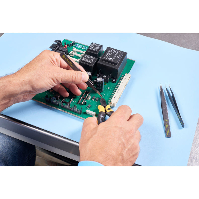 Afbeelding laden in galerijviewer, Wiha smd-pincetset professional esd grijptang (zwart)
