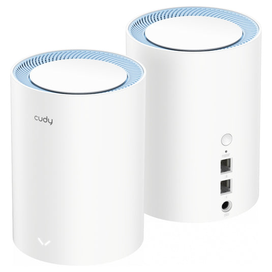 Cudy ac1200 mesh wi-fi system (2-pack) mesh router (wit)