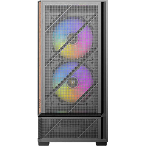 Afbeelding laden in galerijviewer, Antec p30 argb midi tower behuizing (zwart houtkleur | 2x usb-a | 1x usb-c | tempered glass)
