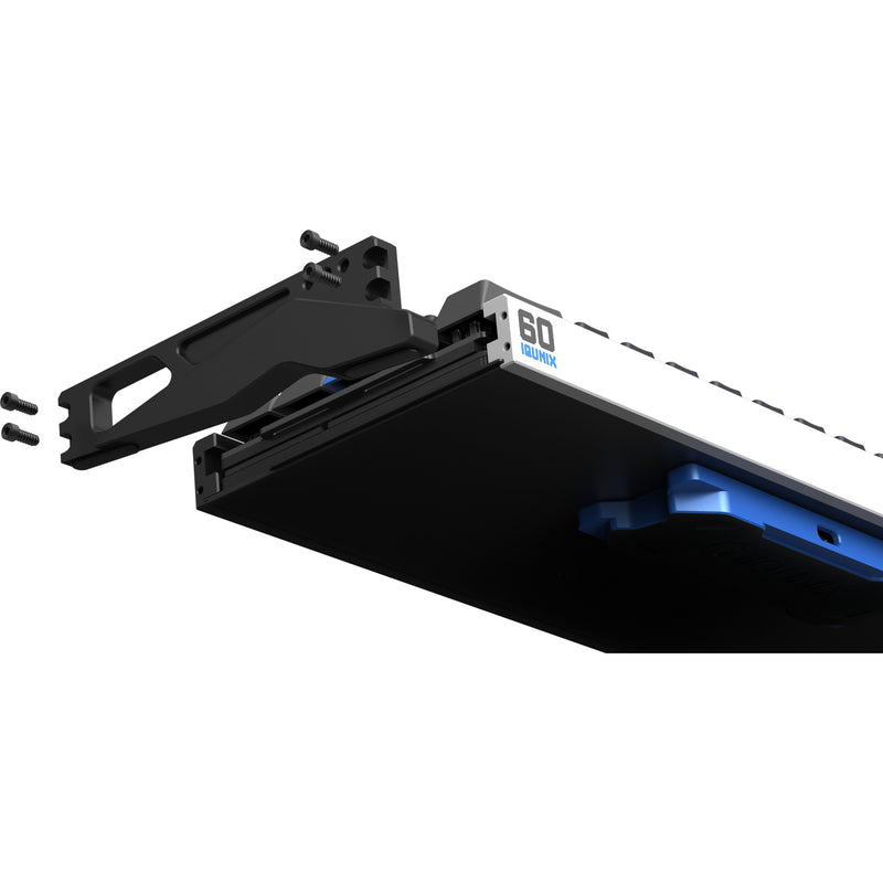 Afbeelding laden in galerijviewer, Iqunix ez60 magnetic switch gaming he keyboard (zwart, us lay-out (qwerty), gateron star trail, 60%, rgb, double shot pbt keycaps)
