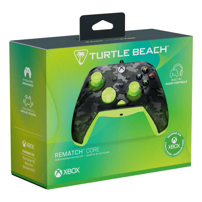 Afbeelding laden in galerijviewer, Turtle beach rematch core bedrade controller (zwart geel, xbox serie x|s, xbox one, pc)
