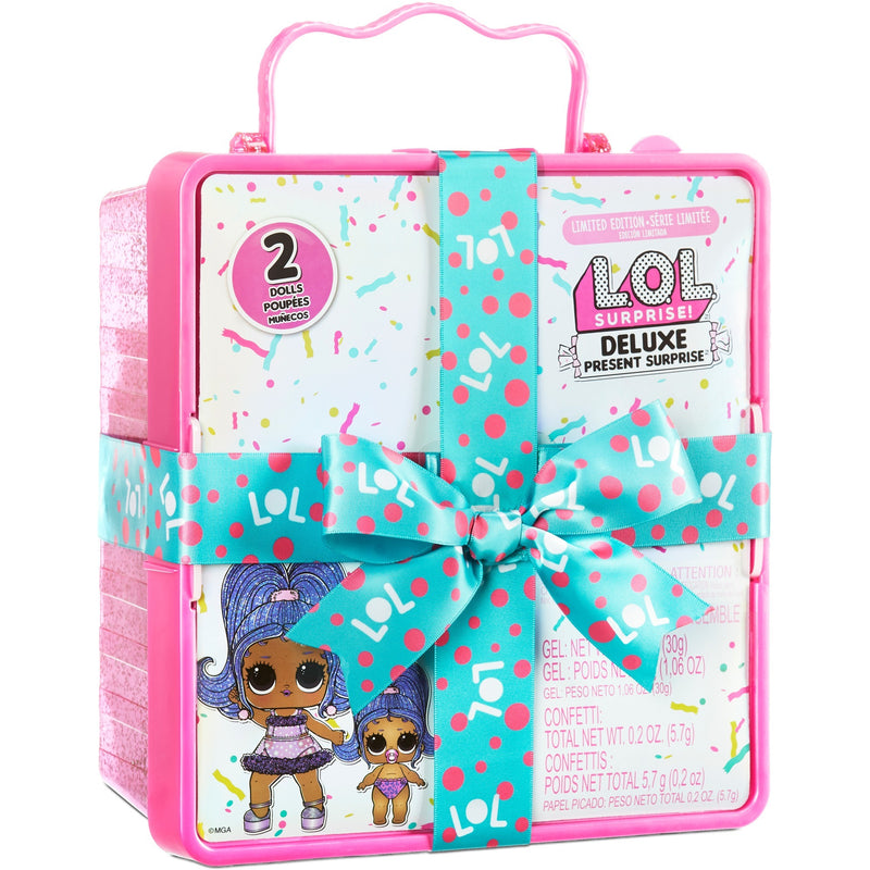 Afbeelding laden in galerijviewer, Mga entertainment l.o.l. surprise! deluxe present surprise serie 2 pyjamafeestje pop
