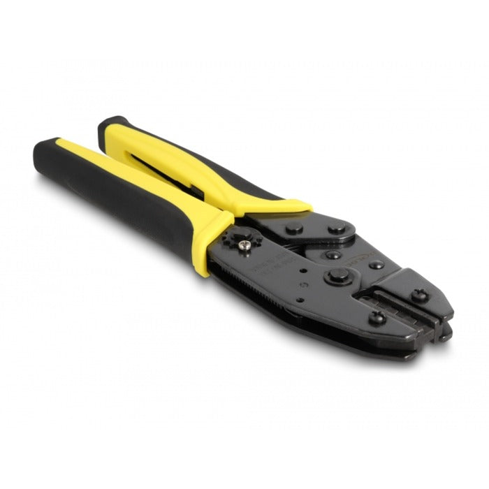 Afbeelding laden in galerijviewer, Delock crimping tool for dl4 plug 2.5 - 6 mm² krimptang (geel zwart)
