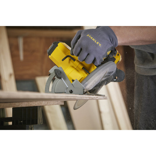 Stanley fatmax v20 18v handcirkelzaag (zwart geel, accu en oplader niet inbegrepen)