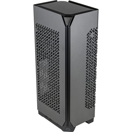 Cooler master ncore 100 max mini tower behuizing (donkergrijs | 2x usb-a | 1x usb-c)