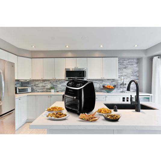 Ariete airy fryer oven 4619 00 heteluchtfriteuse (zwart, 11 liter)
