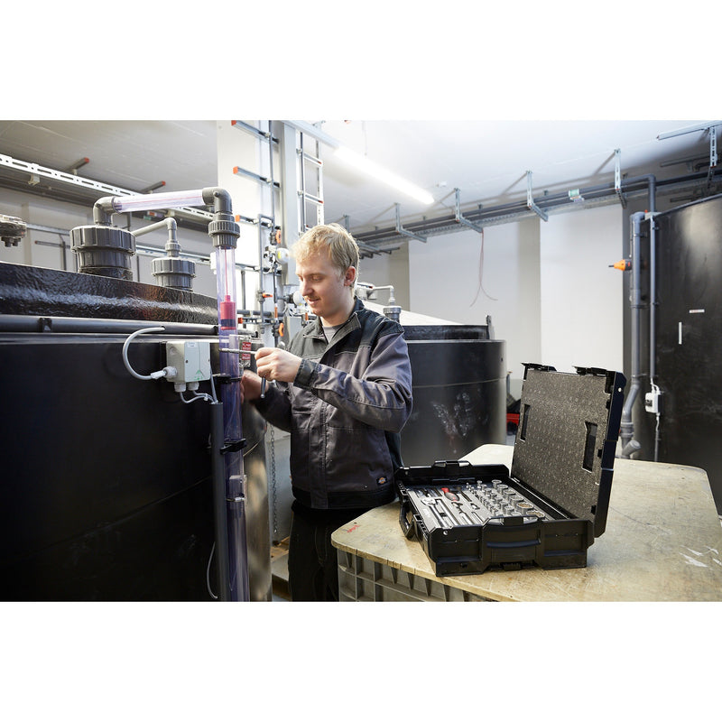Afbeelding laden in galerijviewer, Wiha dopsleutel- en bitset 1 4 en 1 2 (60-dlg. incl. l-boxx)
