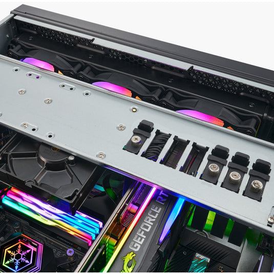 Silverstone rm44 rack behuizing (zwart | 4u | usb type-c | 2x 80mm casefan inbegrepen)