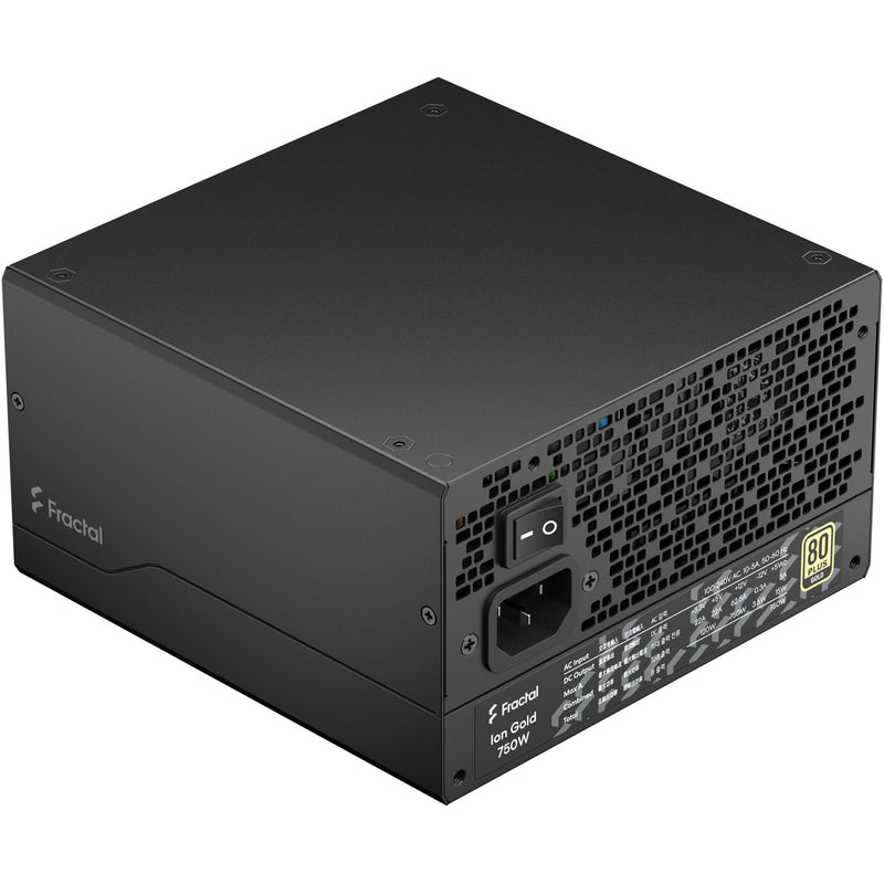 Afbeelding laden in galerijviewer, Fractal design ion gold 3 modulaire 750 watt voeding (zwart, 1x 12v-2x6, 3x pcie)
