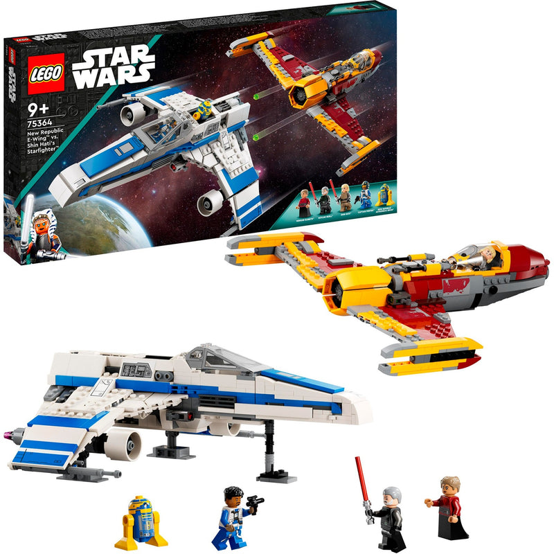 Afbeelding laden in galerijviewer, Lego star wars - new republic e-wing vs. shin hati's starfighter constructiespeelgoed (75364)

