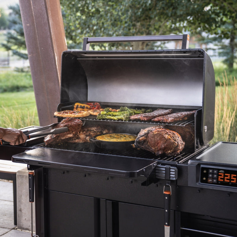 Afbeelding laden in galerijviewer, Traeger woodridge elite pellet barbecue (zwart, wifire)
