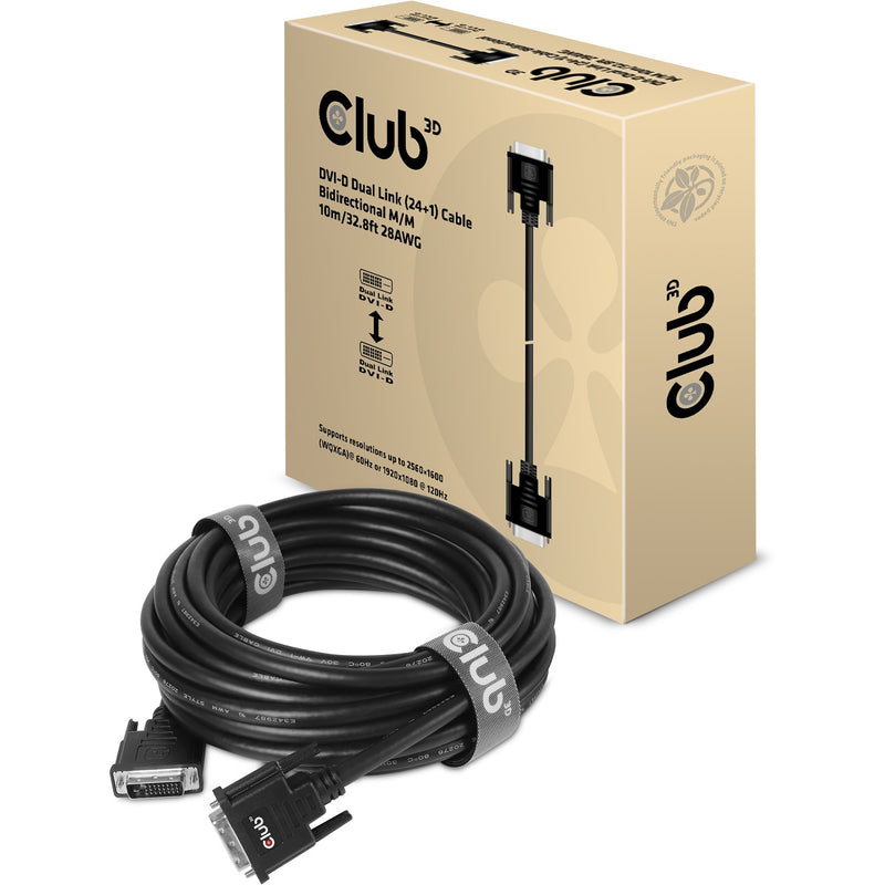 Afbeelding laden in galerijviewer, Club 3d dvi-d dual link (24+1) kabel (10 meter)
