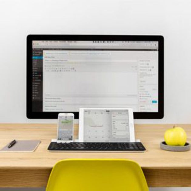 Afbeelding laden in galerijviewer, Logitech k780 multi device draadloos toetsenbord (eu lay-out (qwerty), bluetooth)
