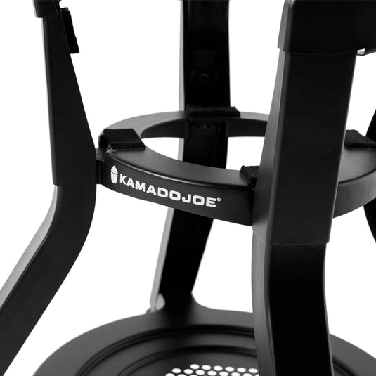 Kamado joe joe jr®-kar met zijtafels barbecuewagen (zwart)
