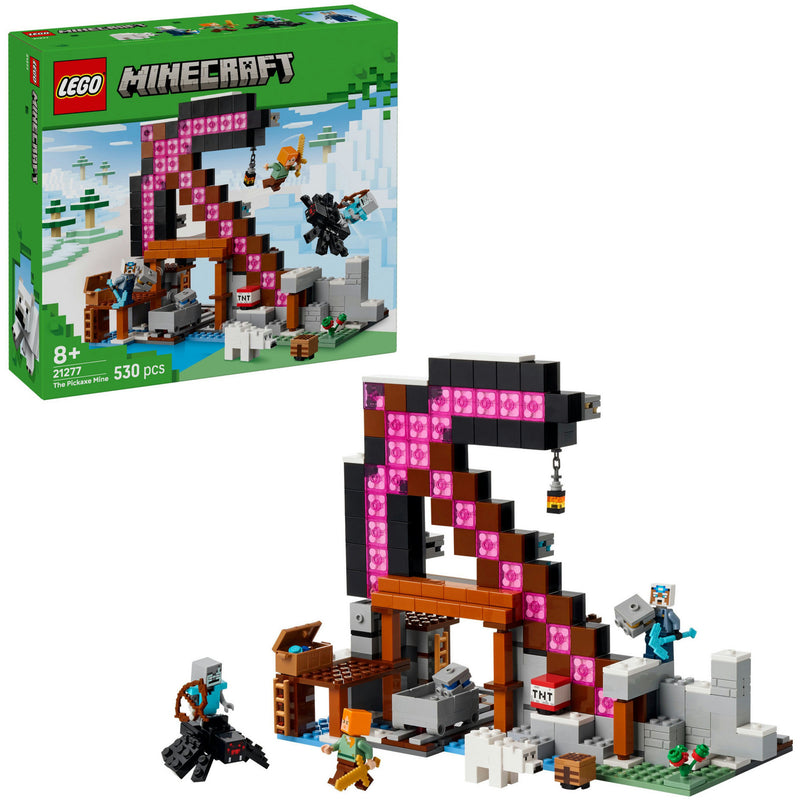 Afbeelding laden in galerijviewer, Lego minecraft de pikhouweelmijn bouwpakket voor kinderen - 21277
