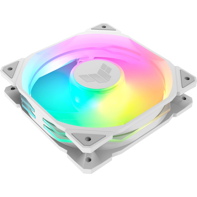 Afbeelding laden in galerijviewer, Asus tuf gaming tr120 argb reverse case fan (wit, 120 x 120 x 28 mm)

