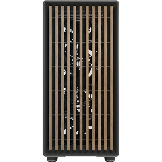 Fractal design north xl rc chalk white tg clear midi tower behuizing (wit houtkleur | 2x usb-a | 1x usb-c | tempered glass)